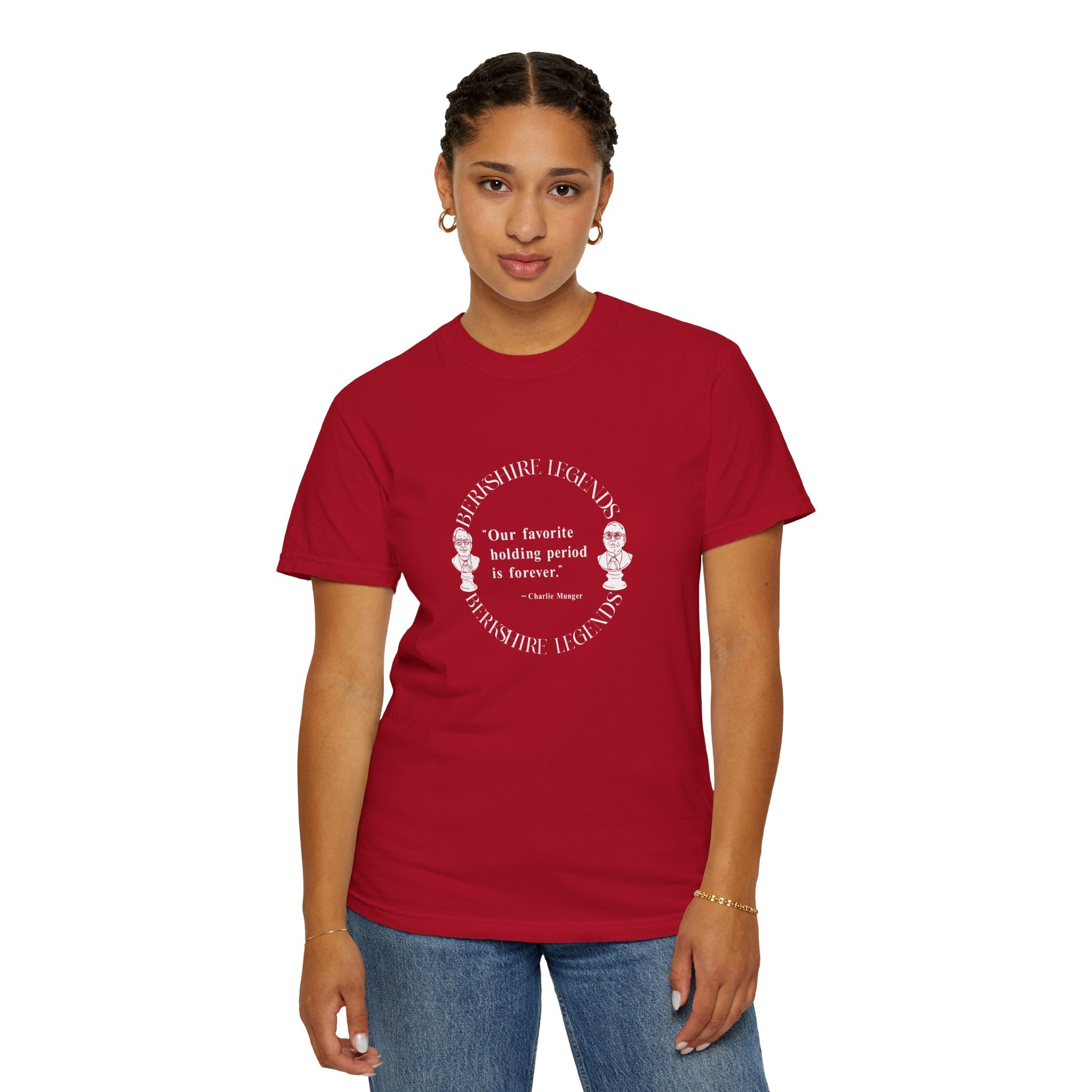 Unisex Warren Quote Shirt — “ Our favorite holding period is forever.”