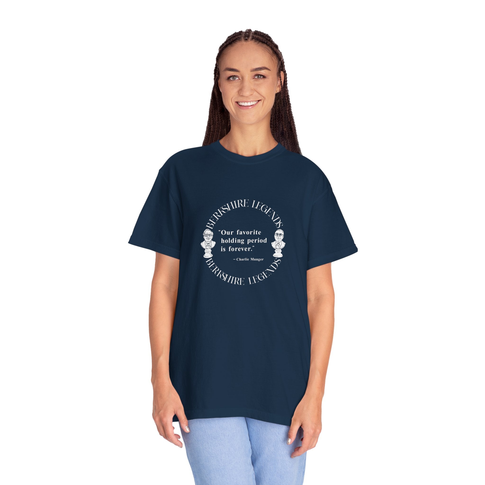 Unisex Warren Quote Shirt — “ Our favorite holding period is forever.”