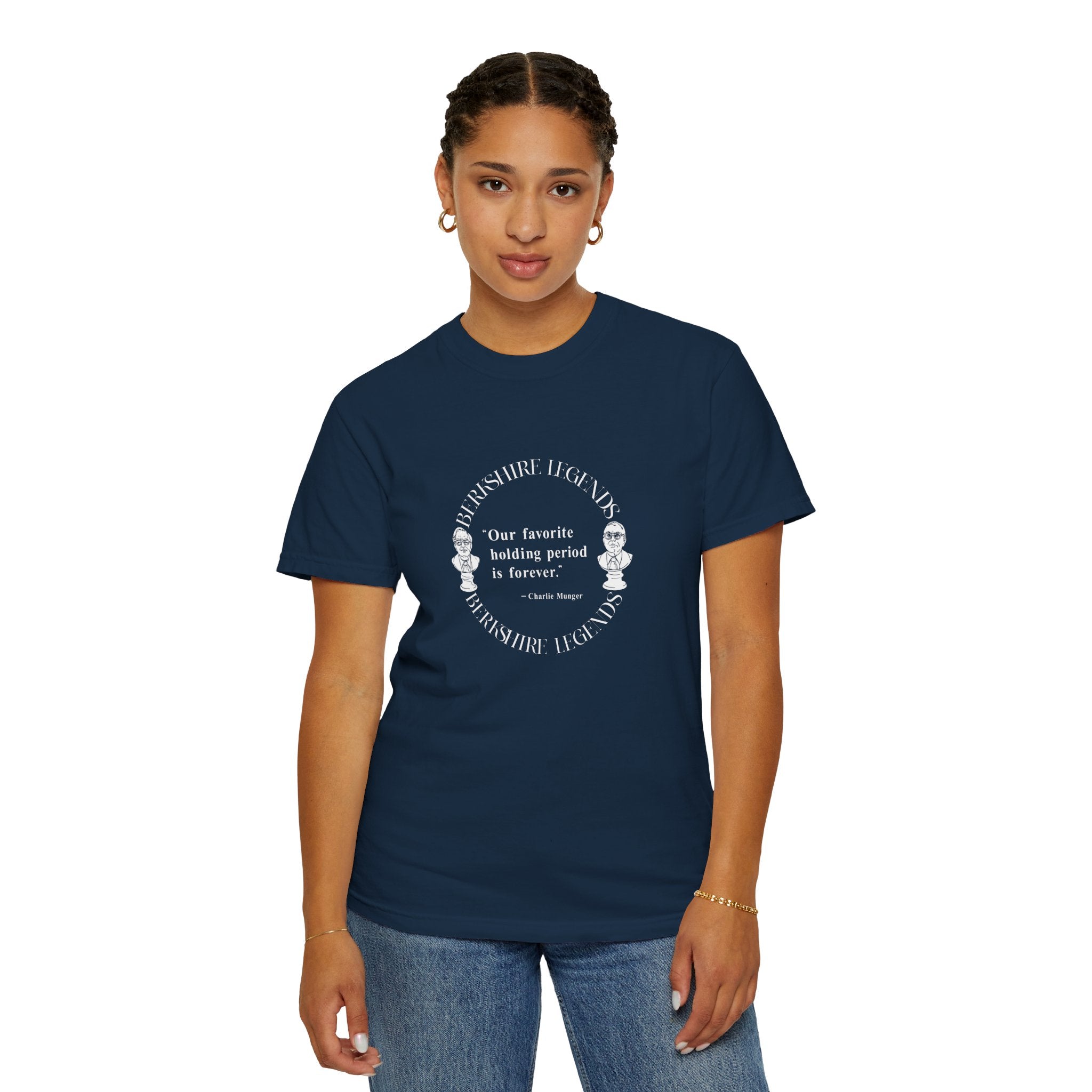 Unisex Warren Quote Shirt — “ Our favorite holding period is forever.”