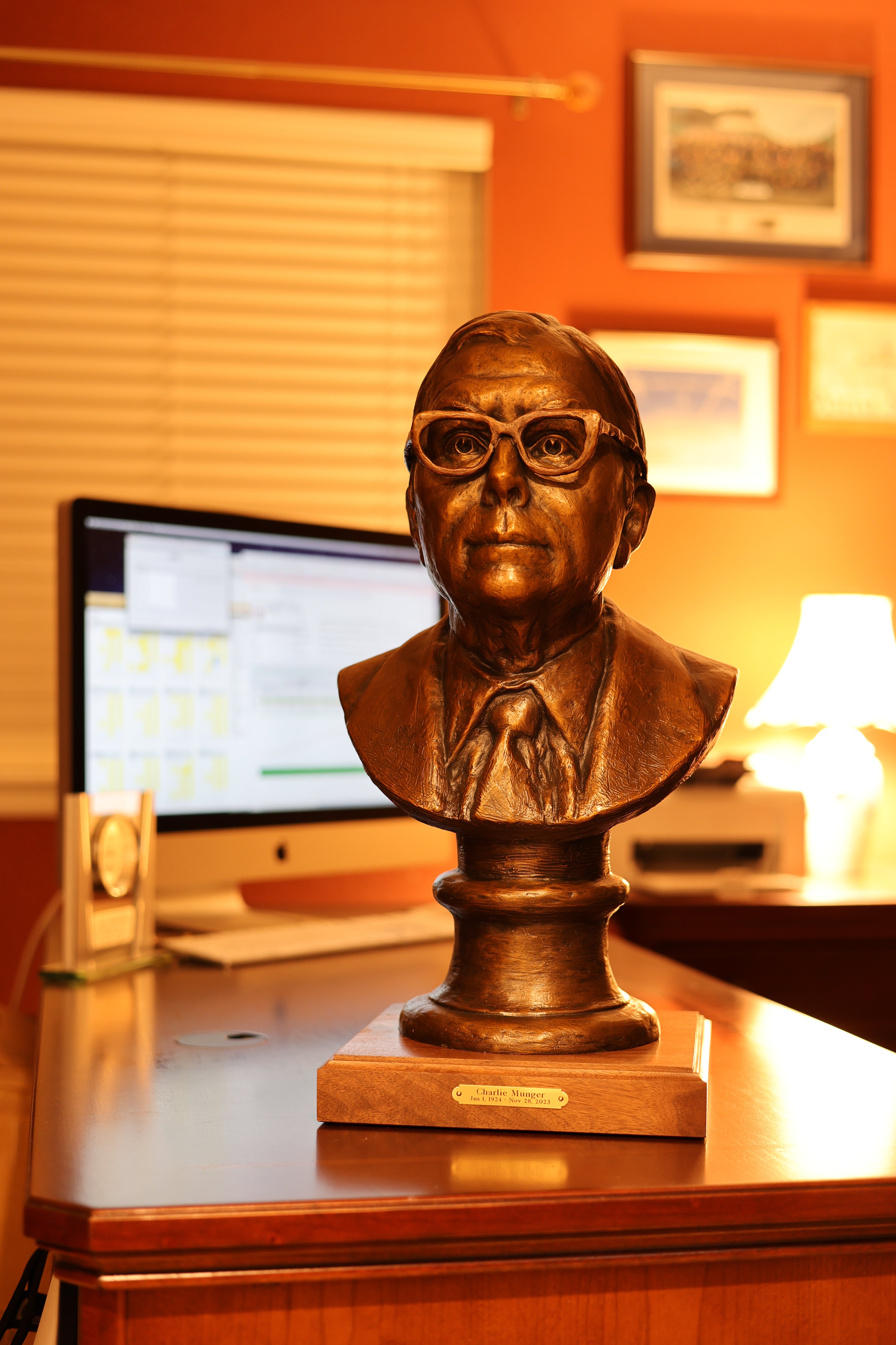 Charlie Munger Sculpture