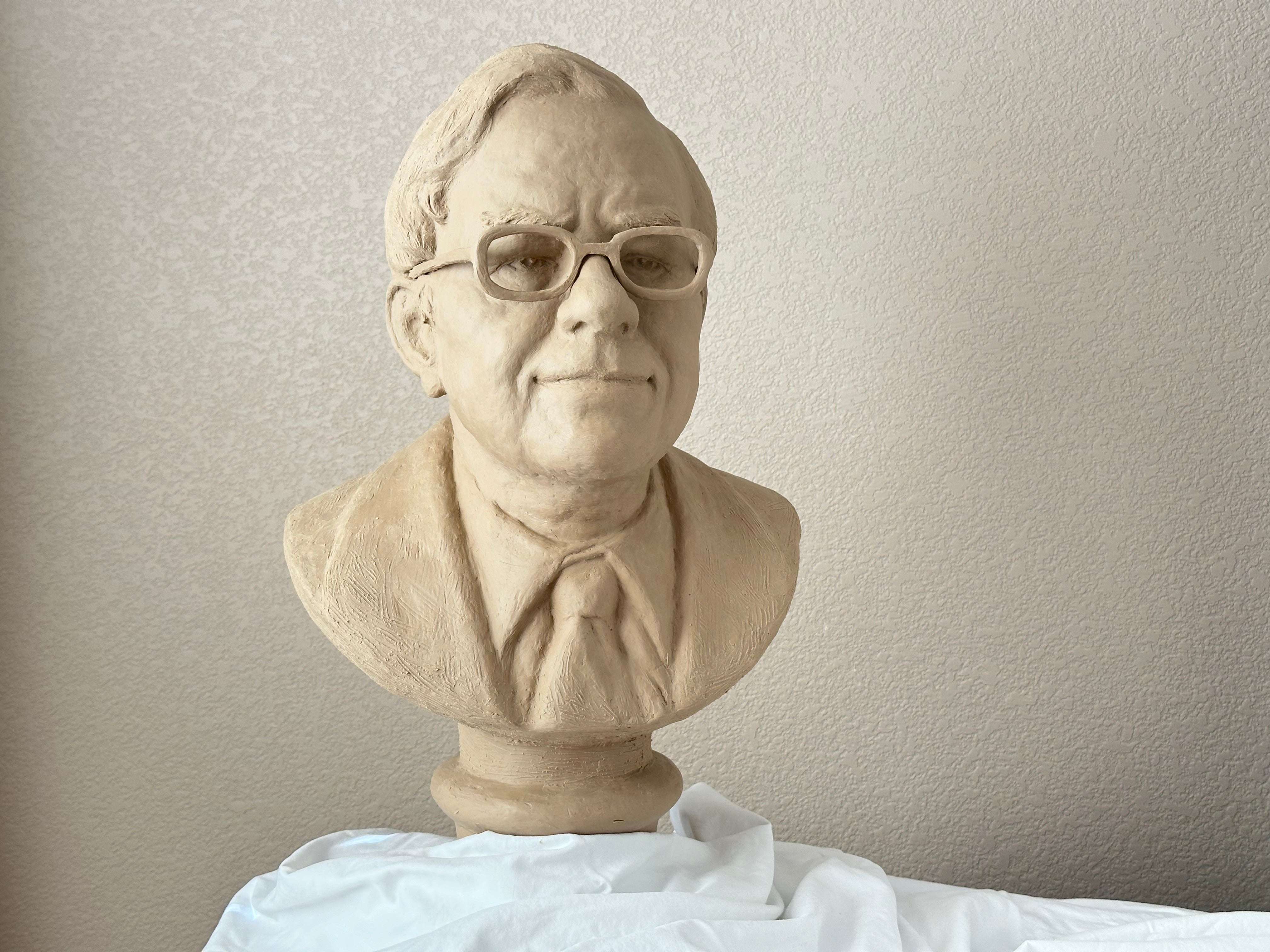 Warren Buffett Sculpture