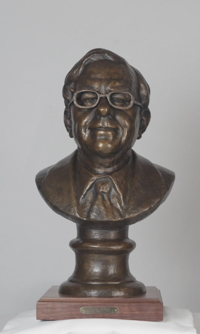 Warren Buffett Sculpture